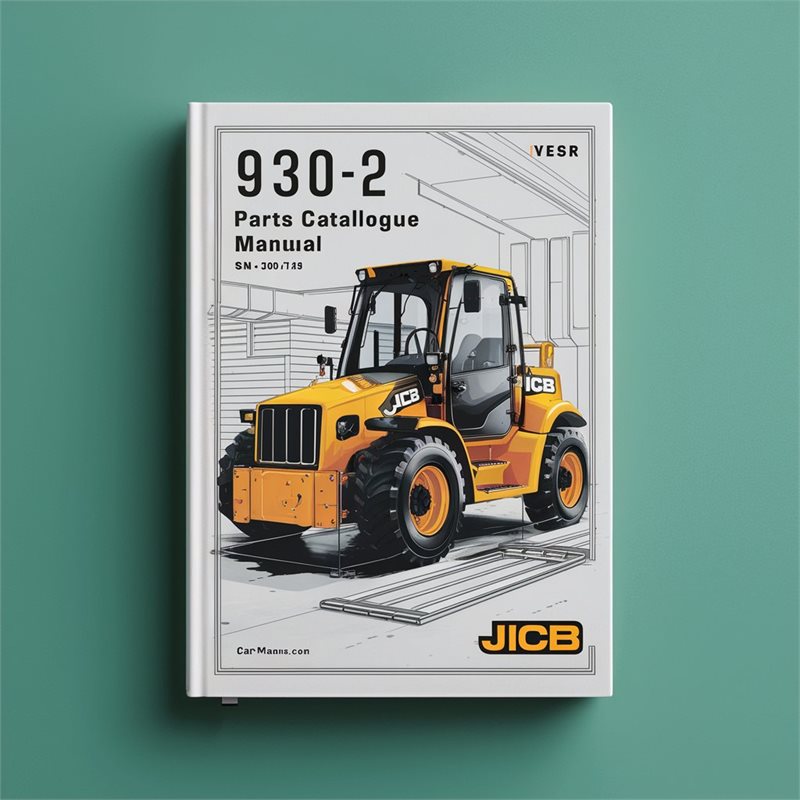 JCB 930-2 Forklift Parts Catalogue Manual (SN: 00607000-00607149) 