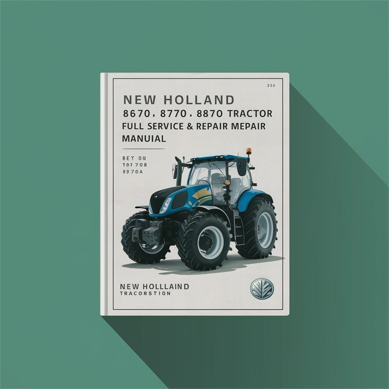 New Holland 8670 8770 8870 8970 Tractor Full Service & Repair Manual 