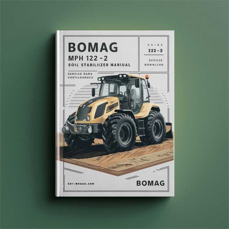 Bomag MPH 122-2 soil stabilizer Service Parts Catalogue Manual  SN101590071001-101590079999