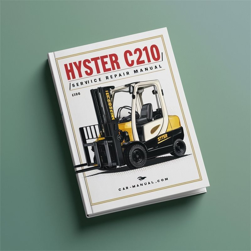 Hyster C210 (N30XMH) Forklift Service Repair Manual 