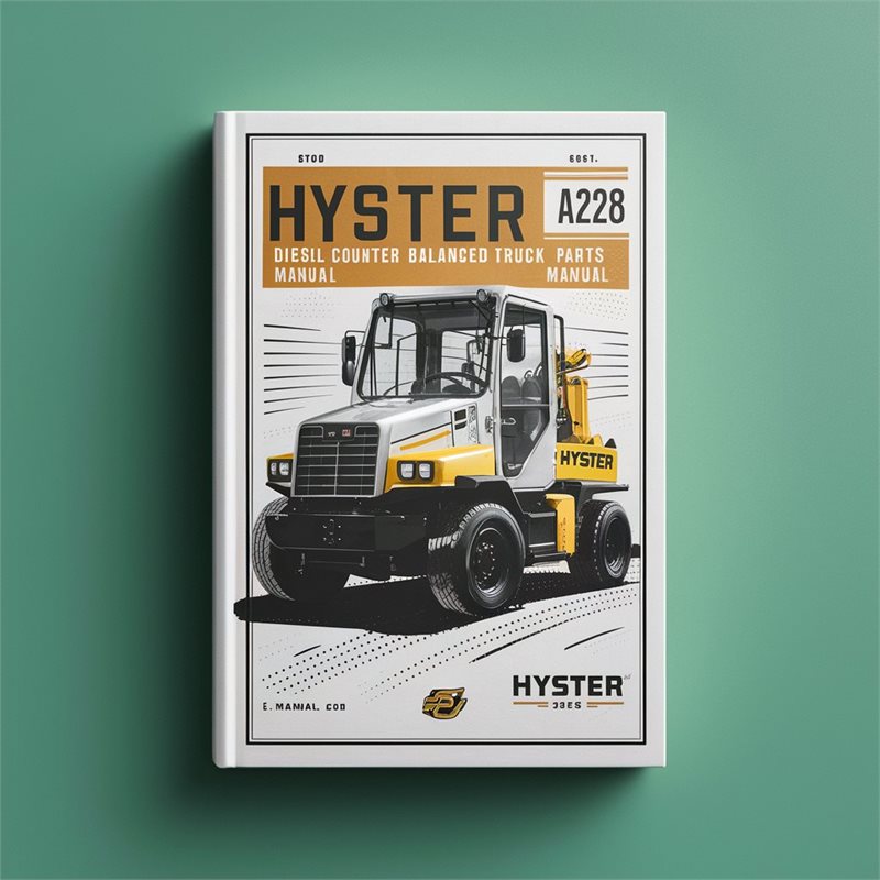 Hyster A228 (HR45-48EC) Diesel Counter Balanced Truck Parts Manual 