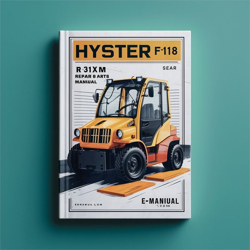 HYSTER F118 R30XM R30XMA R30XMF Repair & Parts Manual 