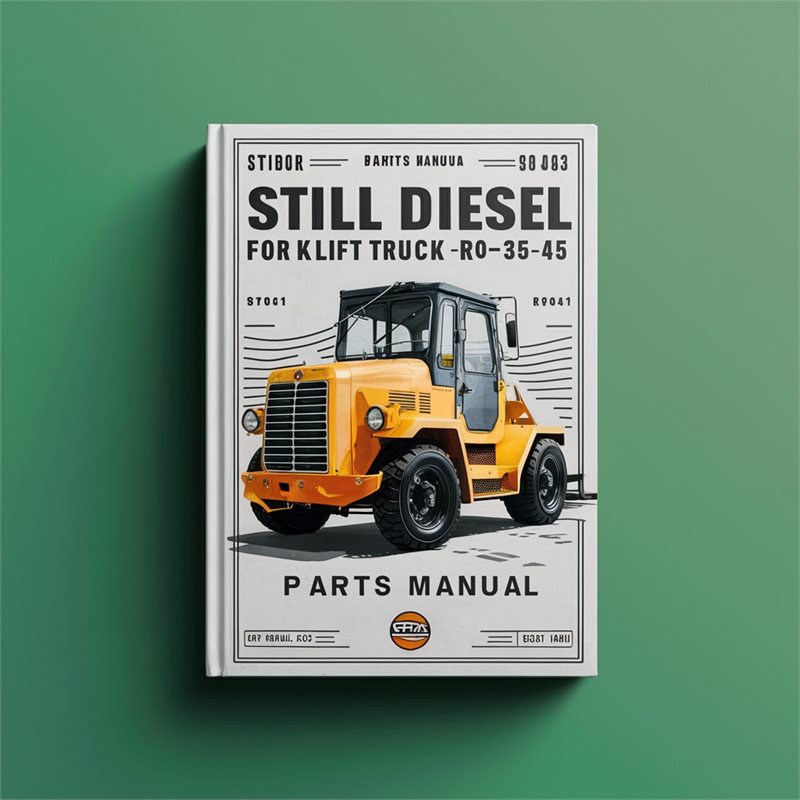 Still Diesel Forklift Truck R70-35 R70-40 R70-45: R7041 R7042 R7043 Parts Manual 