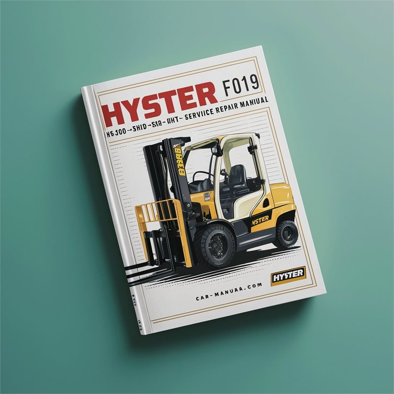 Hyster F019 (H300-350HD H360HD-EC) Forklift Service Repair Manual 