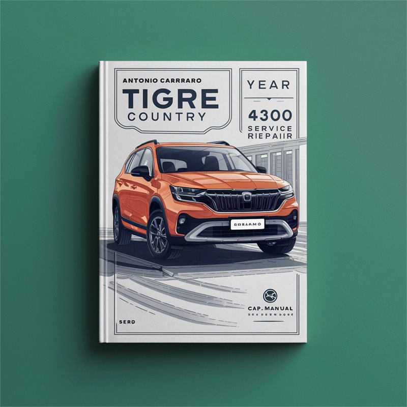 Antonio Carraro Tigre Country 4300 Workshop Service Repair Manual 