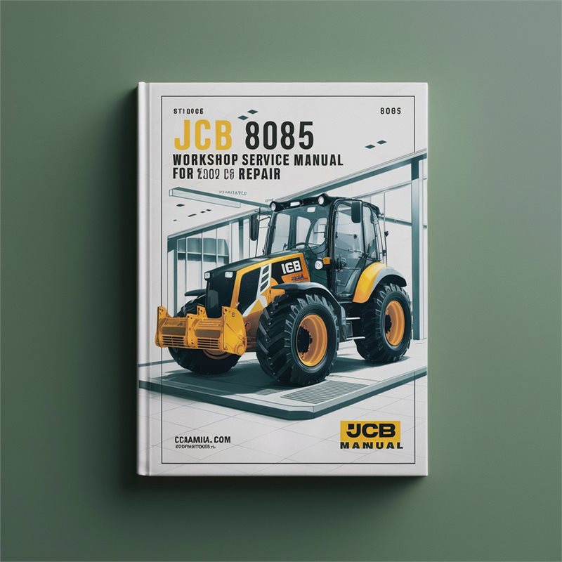 JCB 8085 Excavator Workshop Service Manual for Repair 