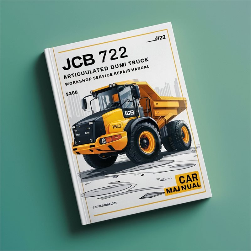 JCB 722 Articulated Dump Truck Workshop Service Repair Manual 
