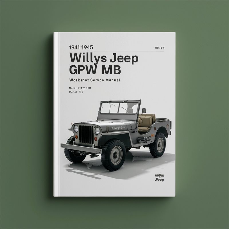 1941-1945 Willys Jeep GPW MB Workshop Service Repair Manual 