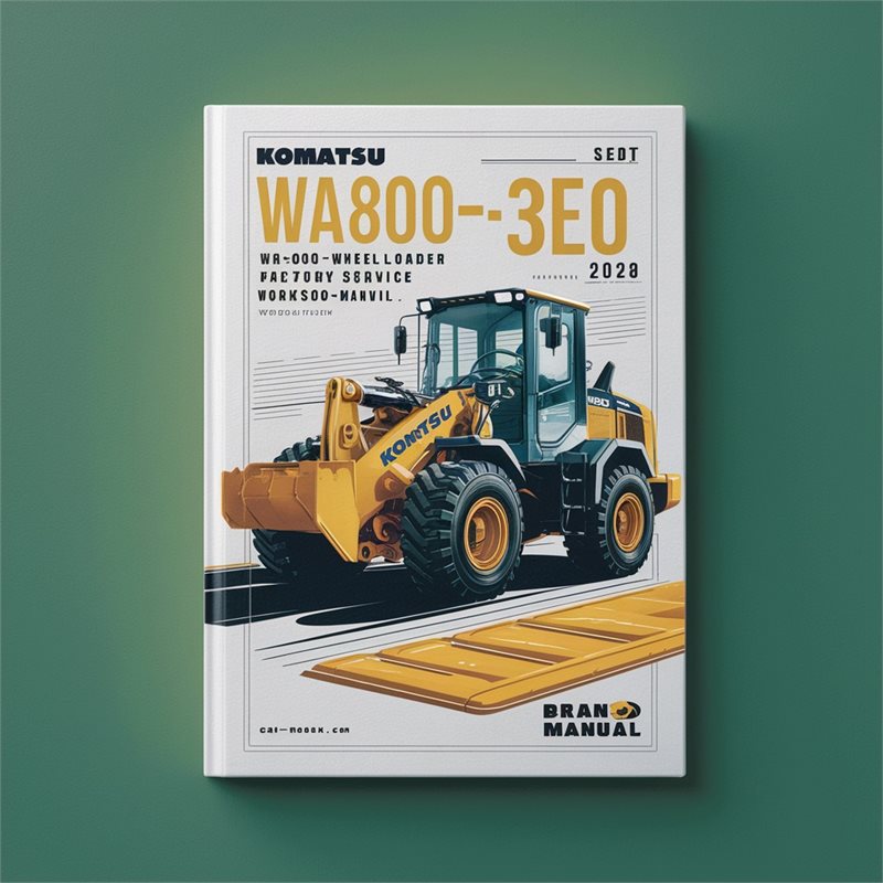 Komatsu WA800-3E0 WA900-3E0 Wheel Loader Factory Service and Repair Workshop Manual 