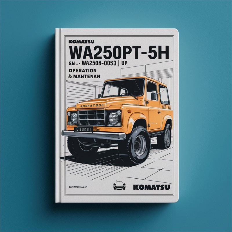 Komatsu WA250PT-5H SN WA250H60051 & up Operation & Maintenan