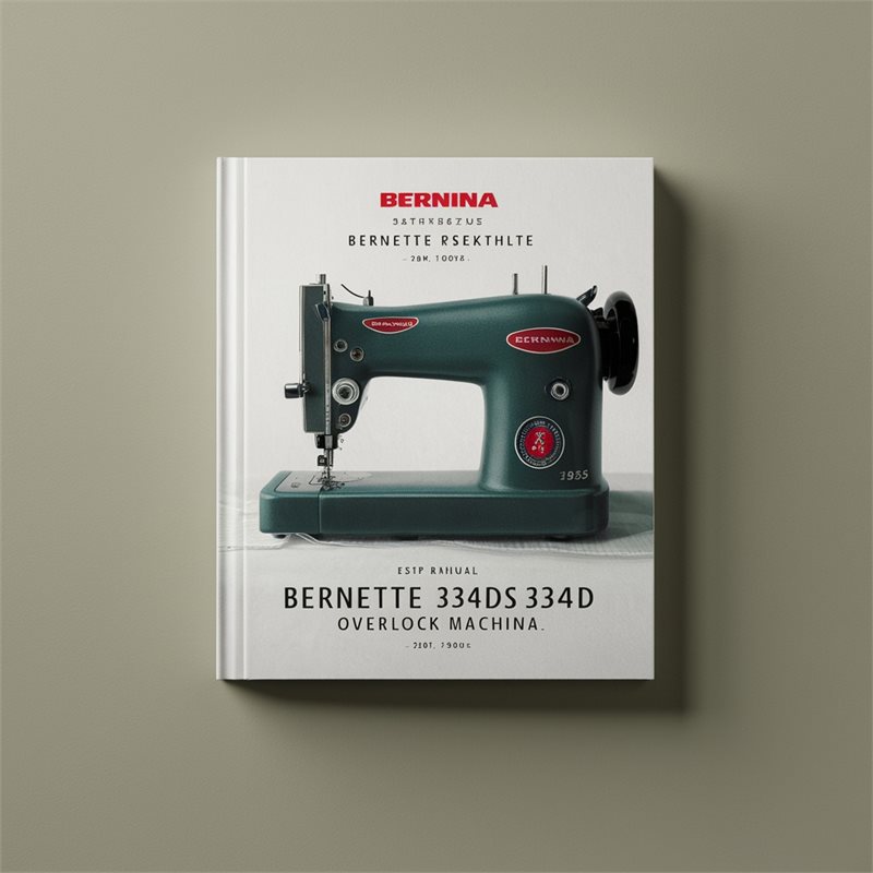 Bernina Bernette 334DS 334D overlock sewing machine Manual 