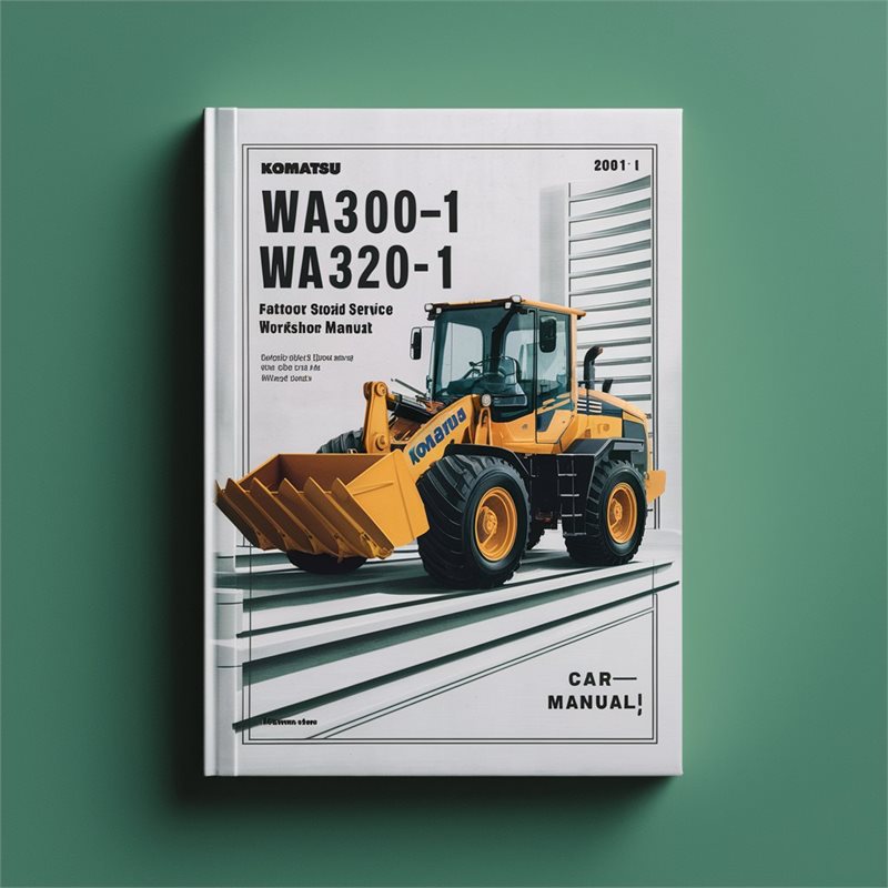 Komatsu WA300-1 WA320-1 Wheel Loader Factory Service and Repair Workshop Manual 