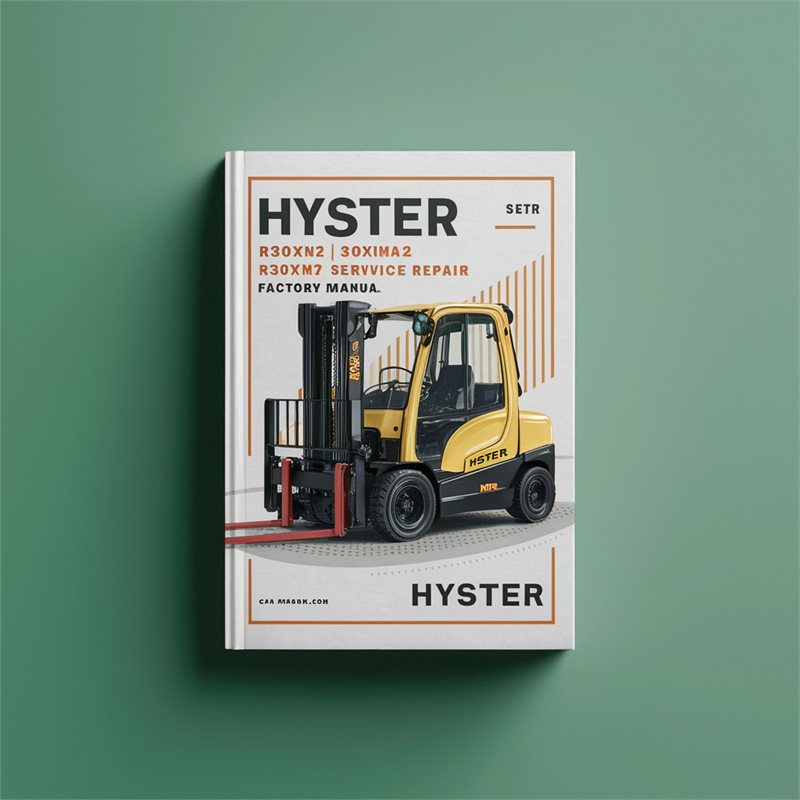 Hyster G118 R30XM2 R30XMA2 R30XMF2 Forklift Service Repair Factory Manual 