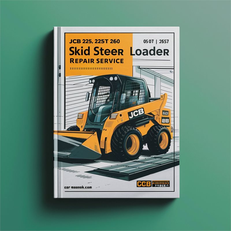 Jcb 225 225T 260 260T 280 Skid Steer Loader Repair Service