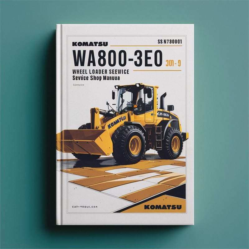Komatsu WA800-3E0 WA900-3E0 Wheel Loader Service Shop Manual(SN:70001 and up ...) 
