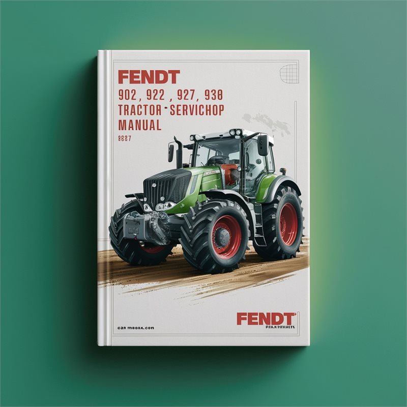 Fendt 900 922 924 927 930 933 936 tractor Service Workshop Manual 