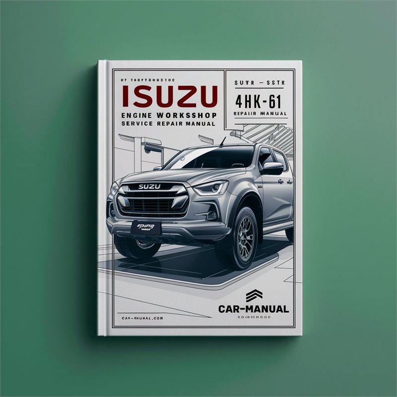 Isuzu Engine 4HK1-6HK1 Workshop Service Repair Manual 