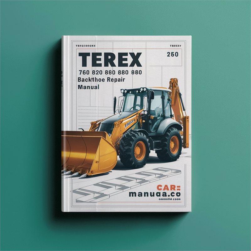 TEREX 760 820 860 880 970 980 Backhoe Service Repair Manual 