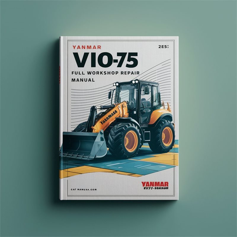 YANMAR ViO75 VIO-75 Excavator Full Workshop Repair Manual 