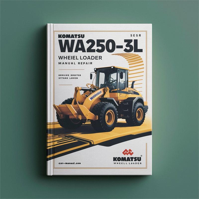 Komatsu Wa250-3l Wheel Loader WSM Service Manual Repair 