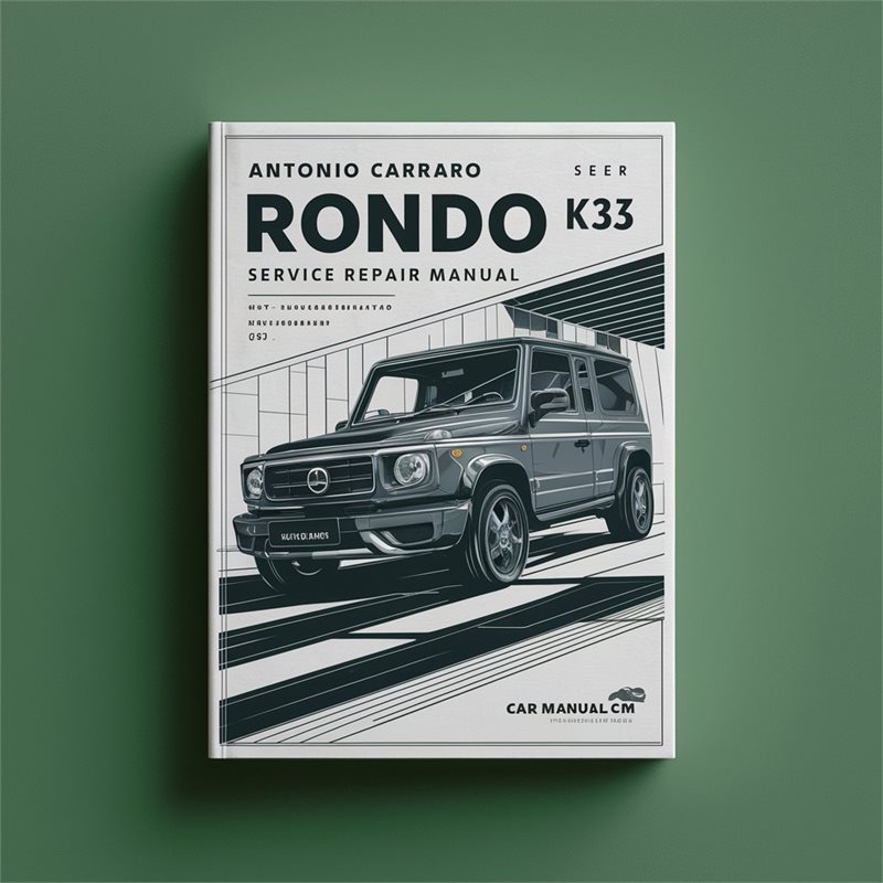 Antonio Carraro Rondo K 333 Service Repair Manual 