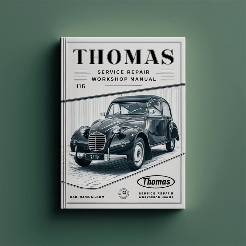 Thomas 115 Service Repair Workshop Manual 