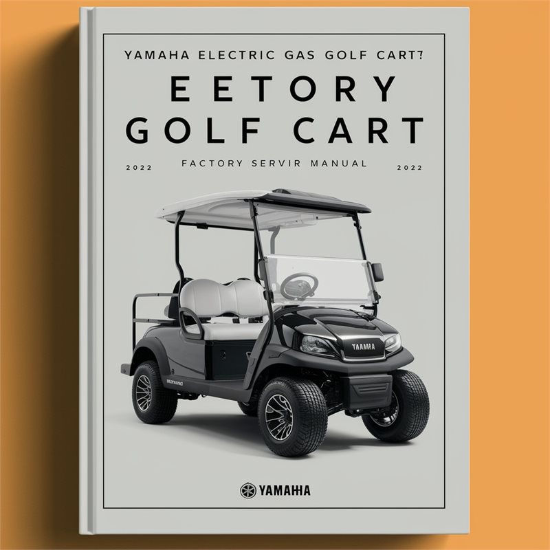 Yamaha Electric Gas Golf Cart G2 G9 Factory Service Repair Manual 