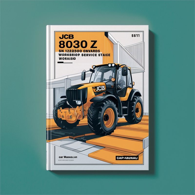 JCB 8030 Z SN 1228500 Onwards Workshop Service Repair Manual 