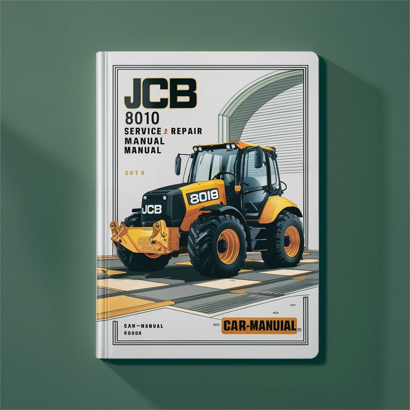 JCB 8010 Excavator Service Repair Manual 