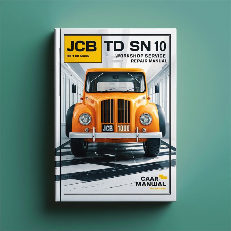 JCB TD 10 SN 1011000 Onwards Workshop Service Repair Manual 