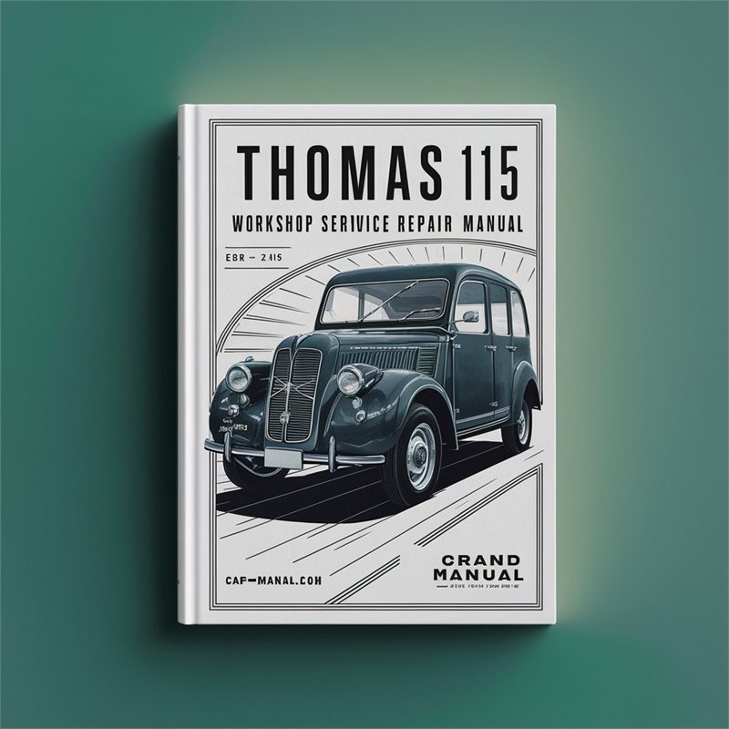 Thomas 115 Workshop Service Repair Manual 