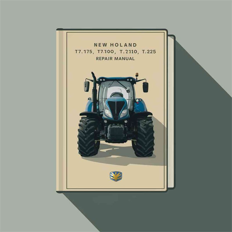 New Holland T7.175 T7.190 T7.210 T7.225 Repair Manual 