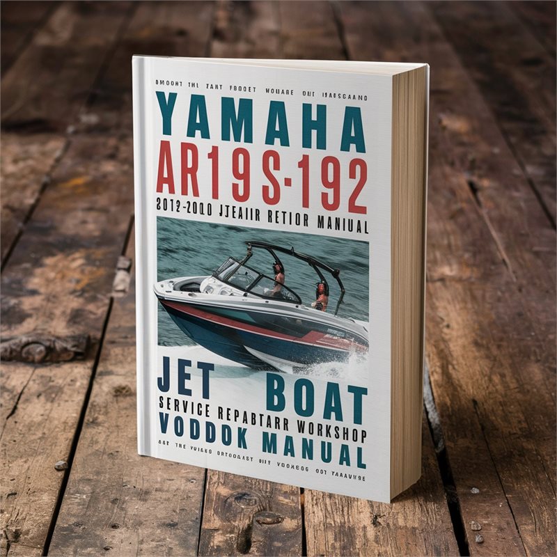 Yamaha AR192 SX192 Jet Boat 2013-2015 Service Repair Workshop Manual  Pdf