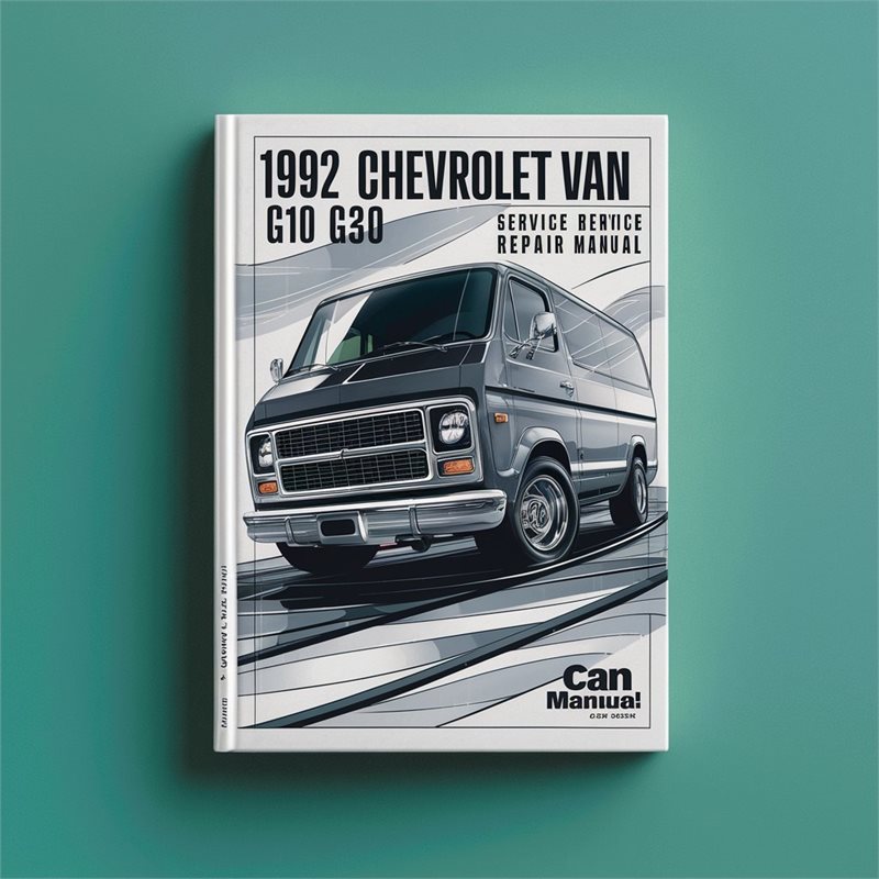 1992 Chevrolet Van G10 G20 G30 Service and Repair Manual 
