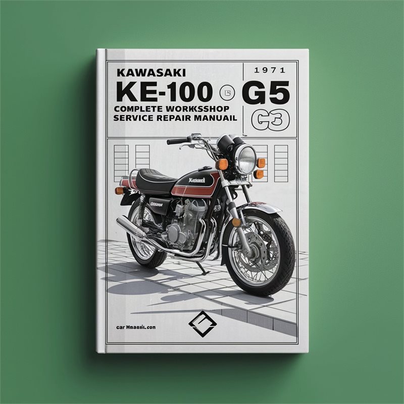 Kawasaki KE100 G5 Motorcycle Complete Workshop Service Repair Manual 1971 1972 1973 1974 1975 