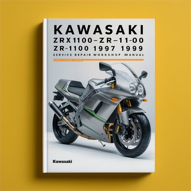 Kawasaki ZRX1100 ZR1100 ZRX 1100 1997 1998 1999 Service Repair Workshop Manual 