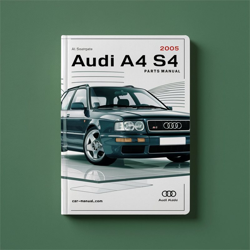 Audi A4 S4 2003-2006 Parts Manual 