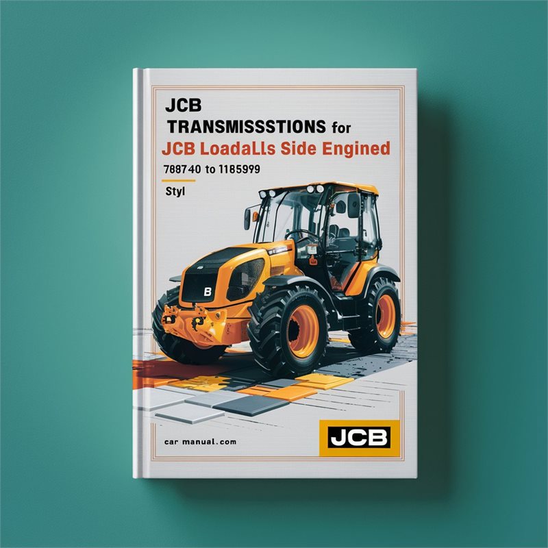 JCB TRANSMISSIONS For JCB LOADALLS SIDE EngineD 7687 40 to 1185999 Service Repair Manual 