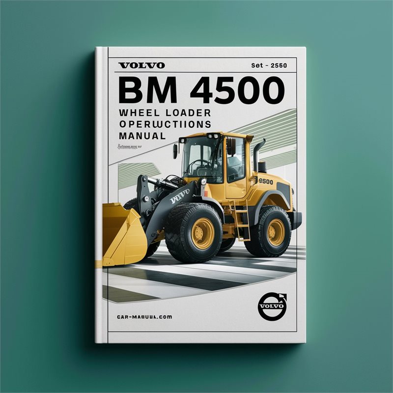 volvo bm 4500 wheel loader operating instructions Manual 