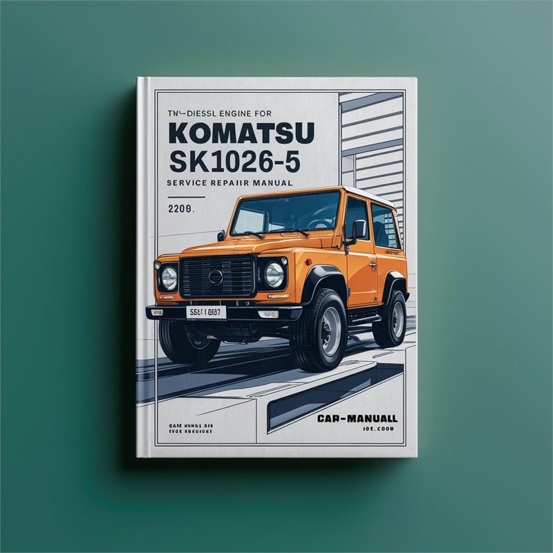 TNV Diesel Engine For Komatsu SK1026-5 Turbo Service Repair Manual 