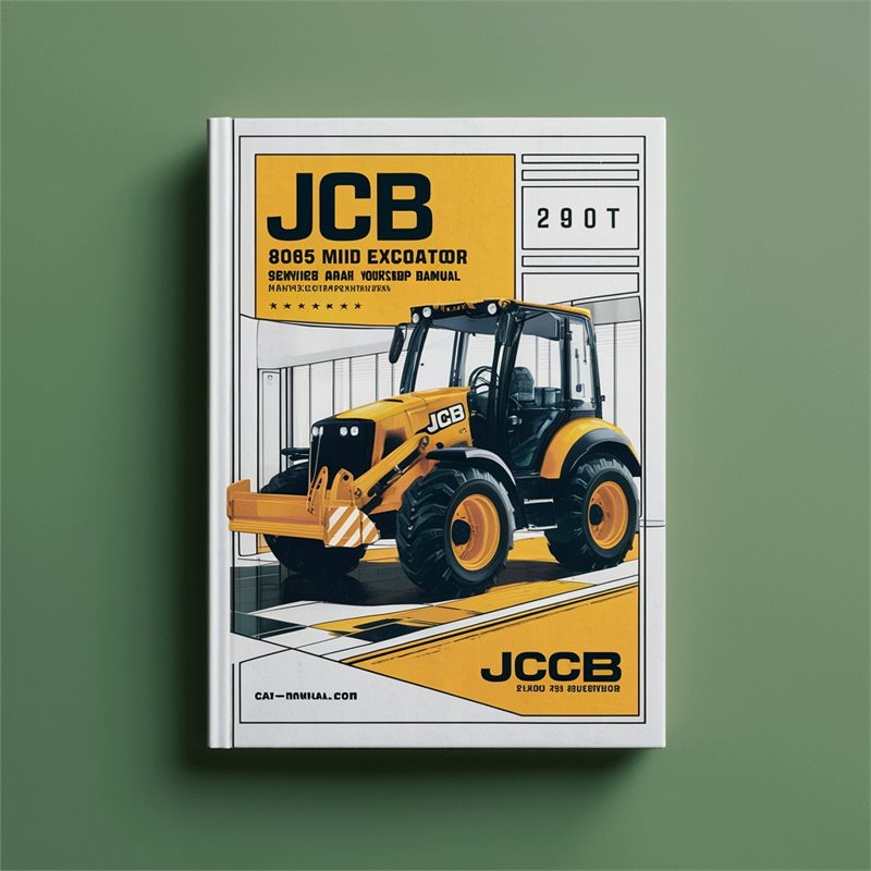 Jcb 8065 Midi Excavator Service Repair Workshop Manual 