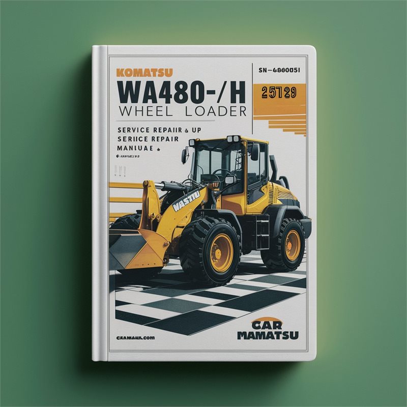 Komatsu WA480-5H Wheel Loader SN WA480H50051 & UP Service Repair Manual 