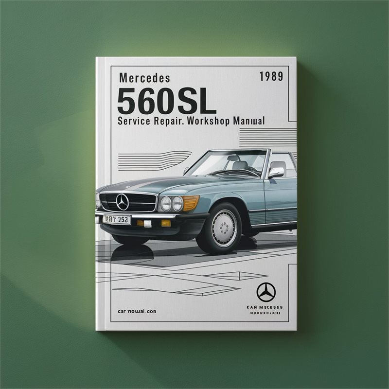 Mercedes 560SL 1986-1989 Service Repair Workshop Manual 