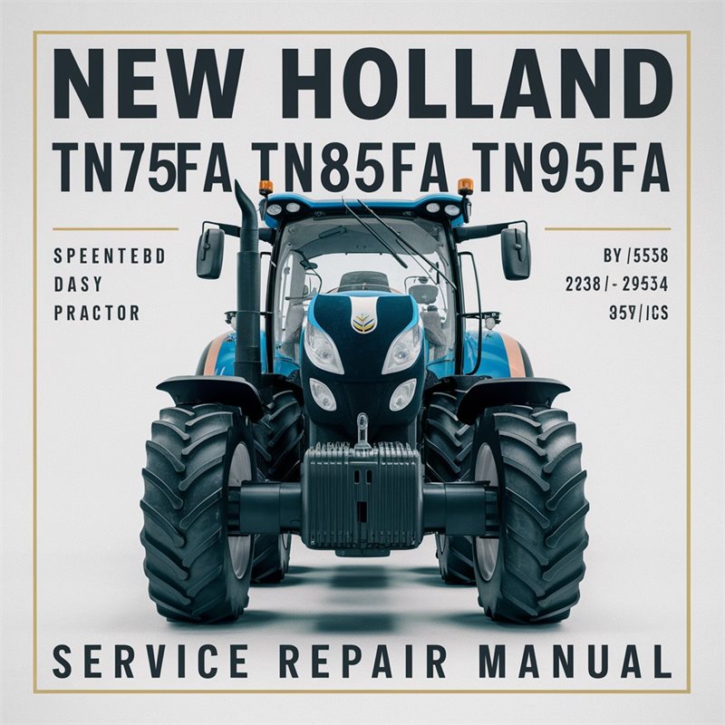 New Holland TN75FA TN85FA TN95FA Tractors Service Repair Manual 