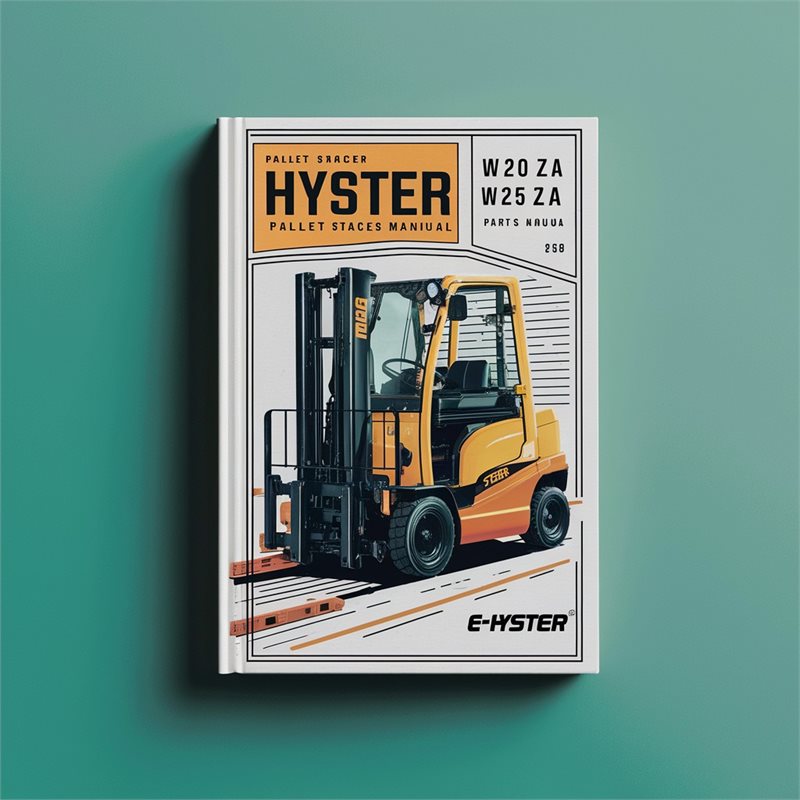 Hyster W20ZA W25ZA (A495) Pallet Stacker Parts Manual 
