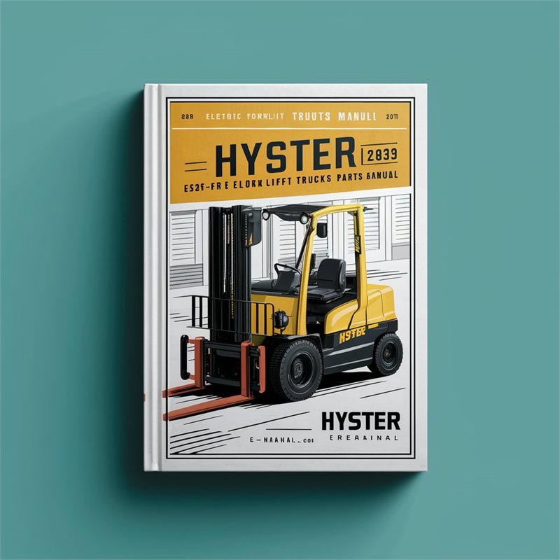 Hyster E30FR E30FR-24 E35FR E40FR E45FR E50FR (Z943) Electric Forklift Trucks Parts Manual 