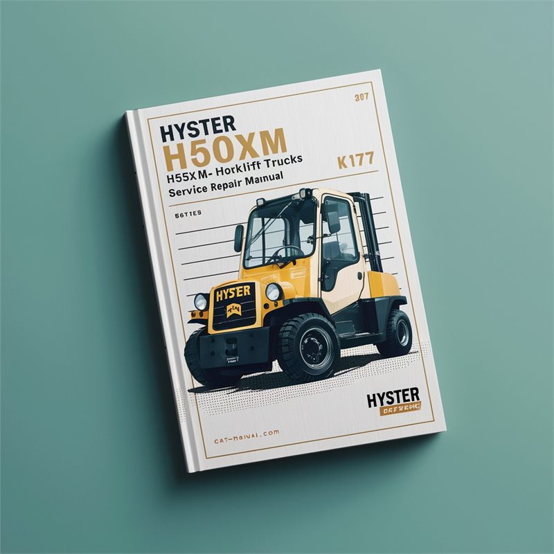 Hyster H45XM H50XM H55XM H60XM H65XM (K177) Forklift Trucks Service Repair Manual 