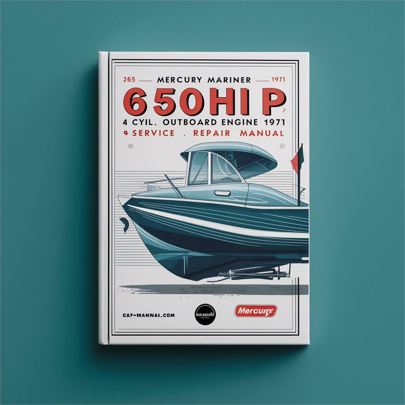 MERCURY Mariner 650HP 65HP 4 CYL. OUTBOARD Engine 1965-1971 Service Repair Manual 