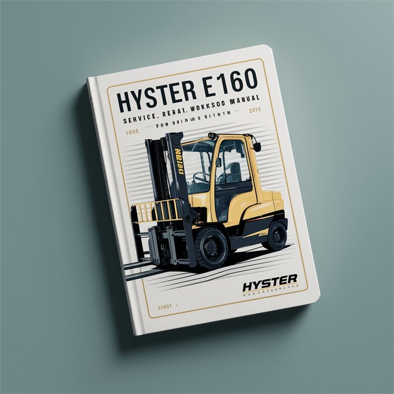 Hyster E160 J1.80XMT Forklift Service Repair Workshop Manual 