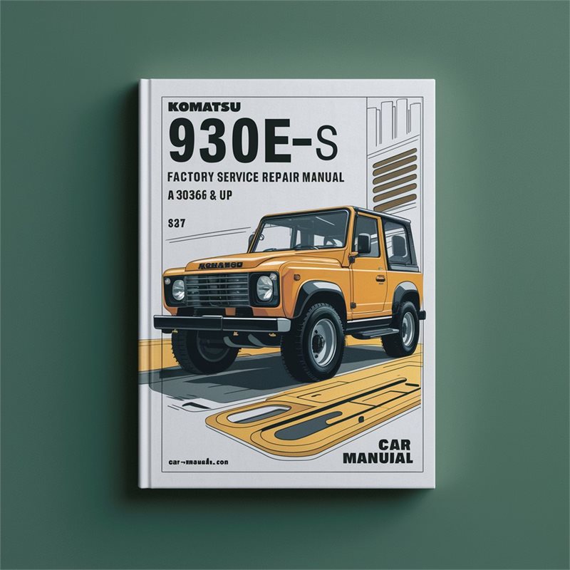 Komatsu 930E-3SE Factory Service Repair Manual A30366 & UP 